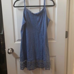 Blue lace Italian camisole XL